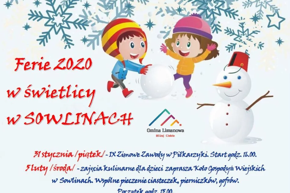 Ferie 2020 w gminnych świetlicach - zdjęcie 5