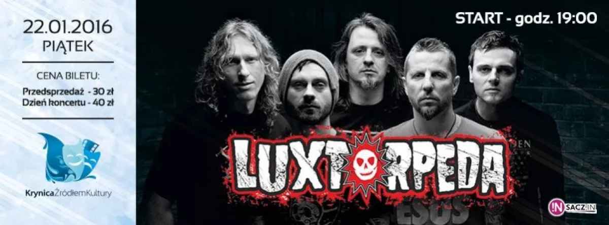 Mamy bilety na jutrzejszy koncert LuxTorpedy!