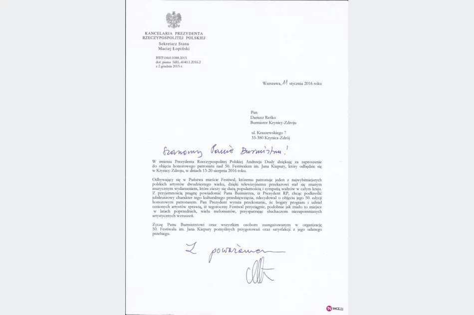 50. Festiwal im. Jana Kiepury pod patronatem prezydenta Andrzeja Dudy - zdjęcie 2