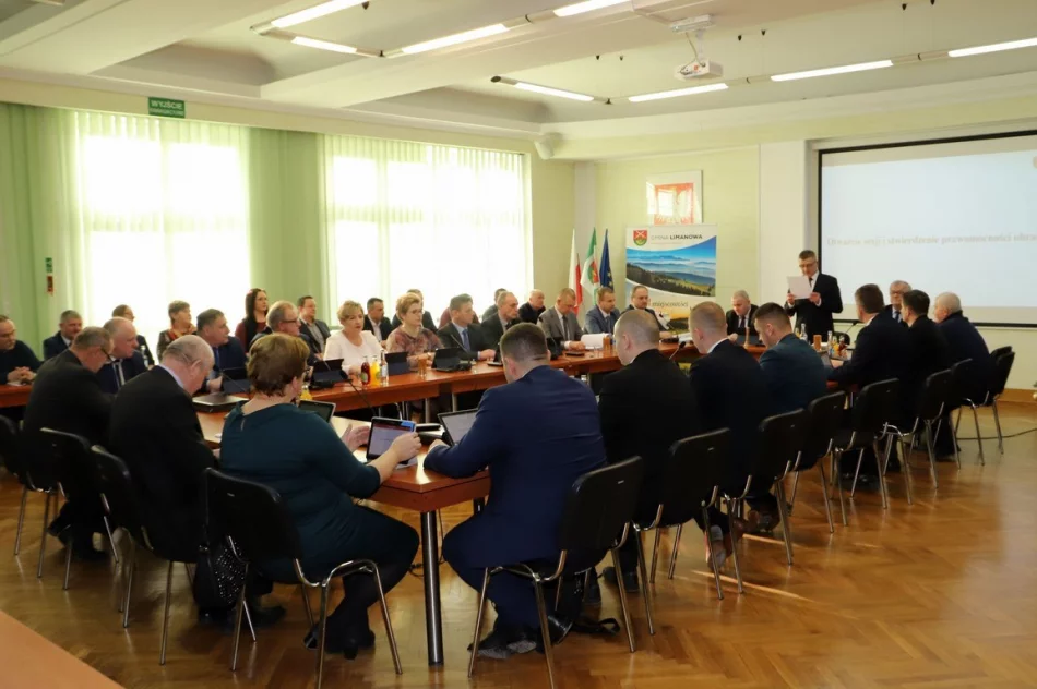 Informacja o XII sesji Rady Gminy Limanowa - zdjęcie 19
