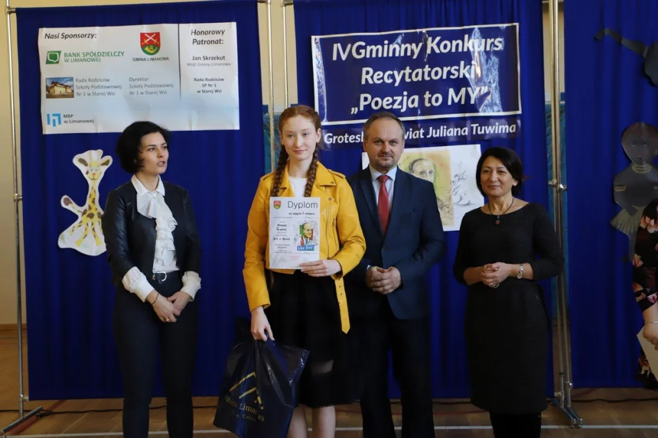 IV Gminny Konkurs Recytatorski  Poezja to MY. Groteskowy świat Juliana Tuwima - zdjęcie 7