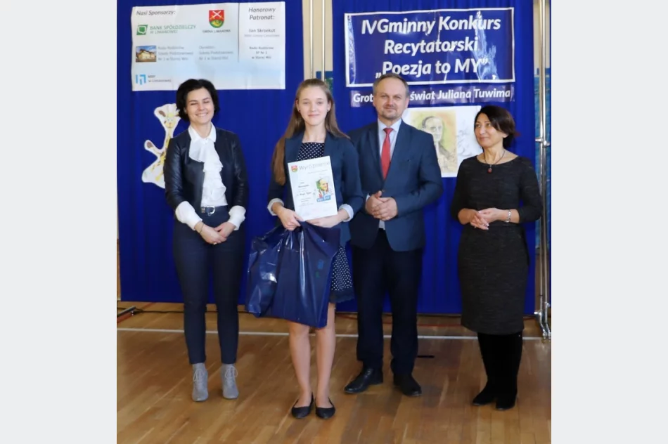 IV Gminny Konkurs Recytatorski  Poezja to MY. Groteskowy świat Juliana Tuwima - zdjęcie 19