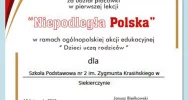 Ogólnopolska Akcja Edukacyjna „Dzieci uczą rodziców” w SP nr 2 w Siekierczynie - zdjęcie 4
