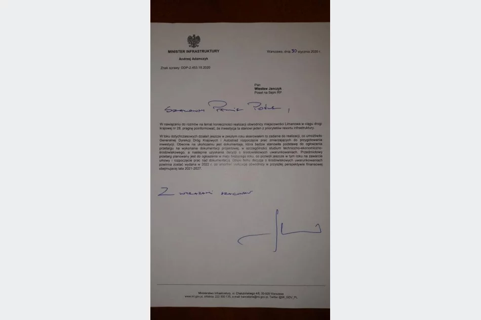 Według ministra, przetarg na dokumentację budowy obwodnicy jeszcze w tym roku - zdjęcie 2