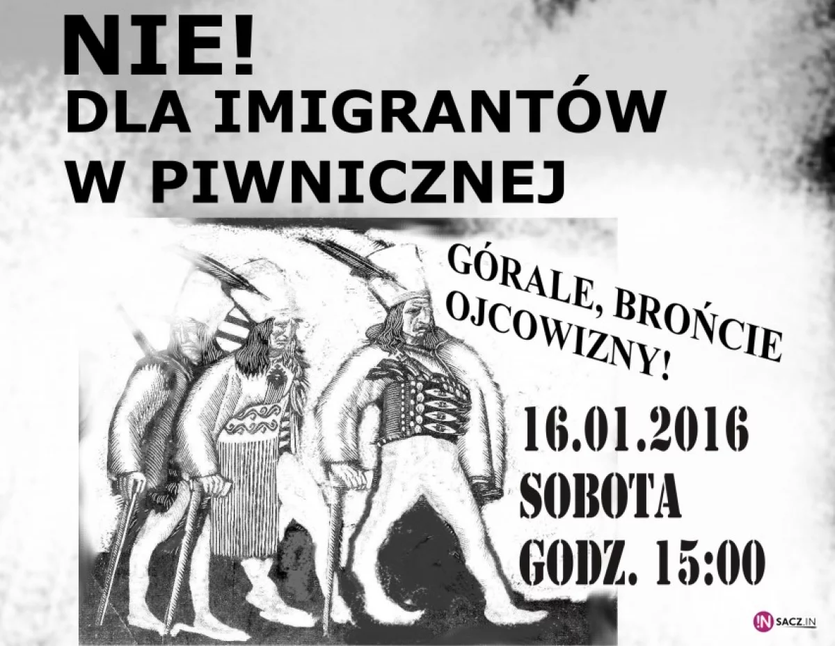 Narodowcy wzywają do manifestacji w Piwnicznej