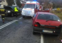 Wypadek w Piwnicznej. Samochody zablokowały ruch na „krajówce” - zdjęcie główne