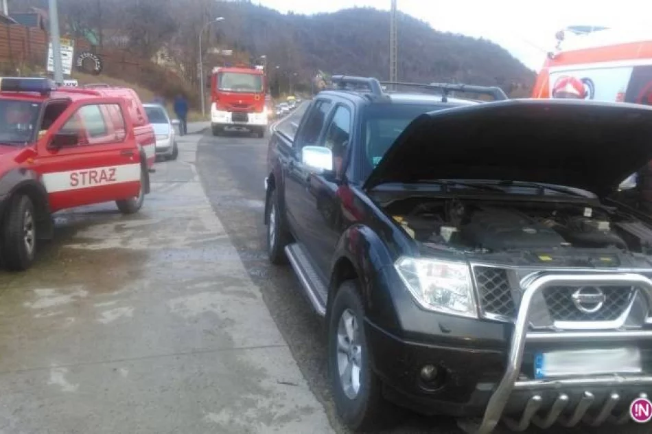 Wypadek w Piwnicznej. Samochody zablokowały ruch na „krajówce” - zdjęcie 3