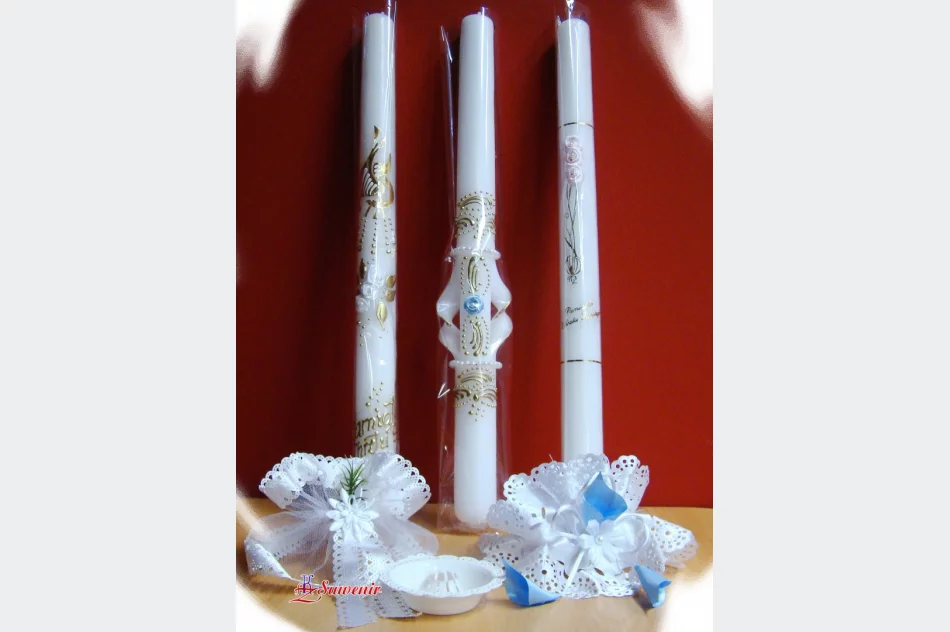 ŚWIECE* SZATKI*UBRANKA*PAMIĄTKI *UPOMINKI -  CHRZEST - URODZINY - IMIENINY - ŚLUB!!! - zdjęcie 10