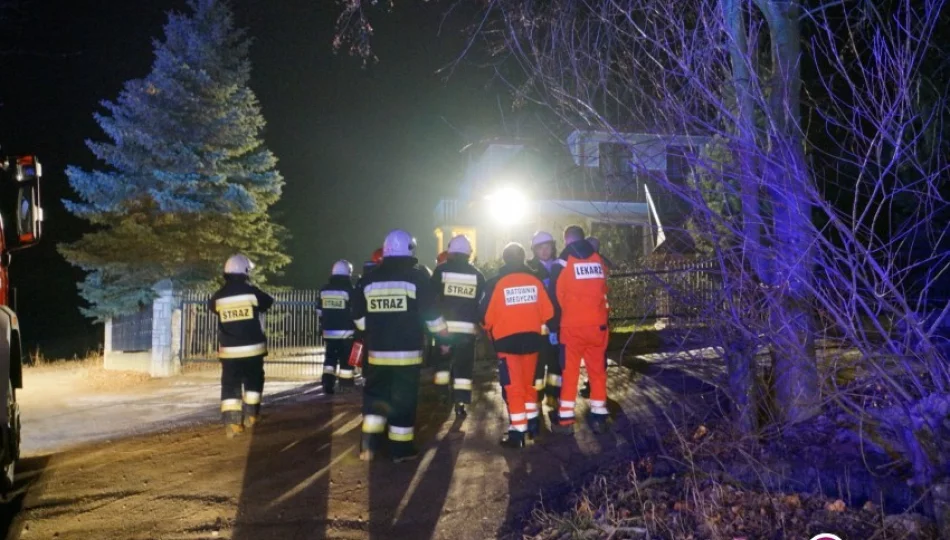 Pożar w kotłowni. Poparzony właściciel trafił do szpitala - zdjęcie 1