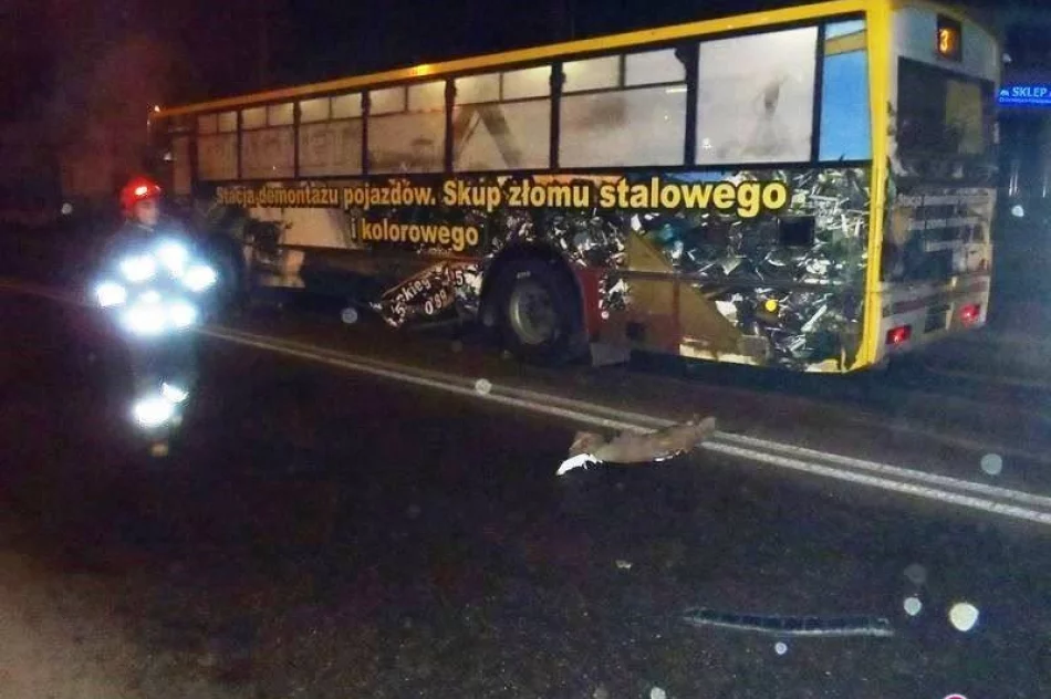 Zderzenie autobusu MPK i samochodu na Węgierskiej - zdjęcie 4