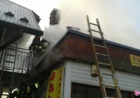 W Kamionce Wielkiej zapalił się budynek usługowy - zdjęcie główne