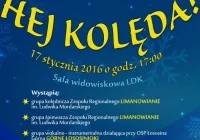 „HEJ KOLĘDA!” - koncert kolęd i pastorałek 17 stycznia w Limanowskim Domu Kultury - zdjęcie główne