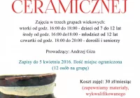 Rusza nabór do nowej pracowni ceramicznej przy LDK! - zdjęcie główne
