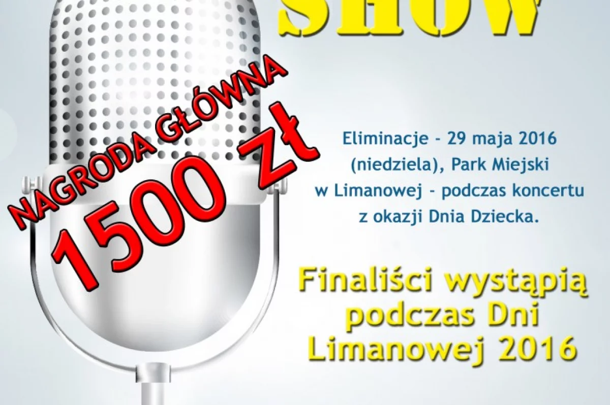 VII Limanowski Talent Show - ZGŁOŚ SIĘ!