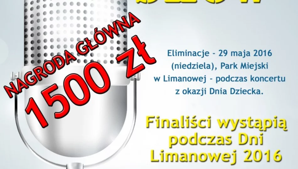 VII Limanowski Talent Show - ZGŁOŚ SIĘ! - zdjęcie 1