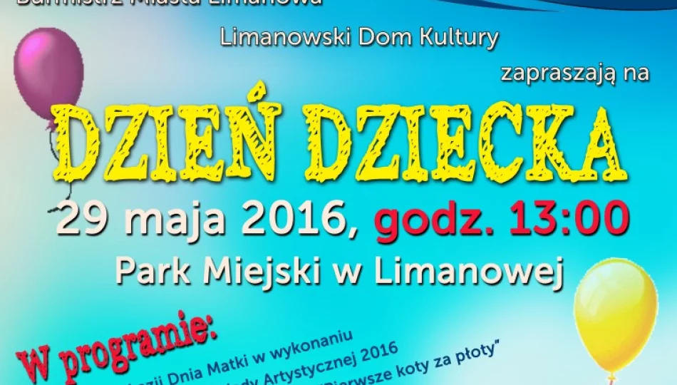 Dzień Dziecka w limanowskim parku - zdjęcie 1