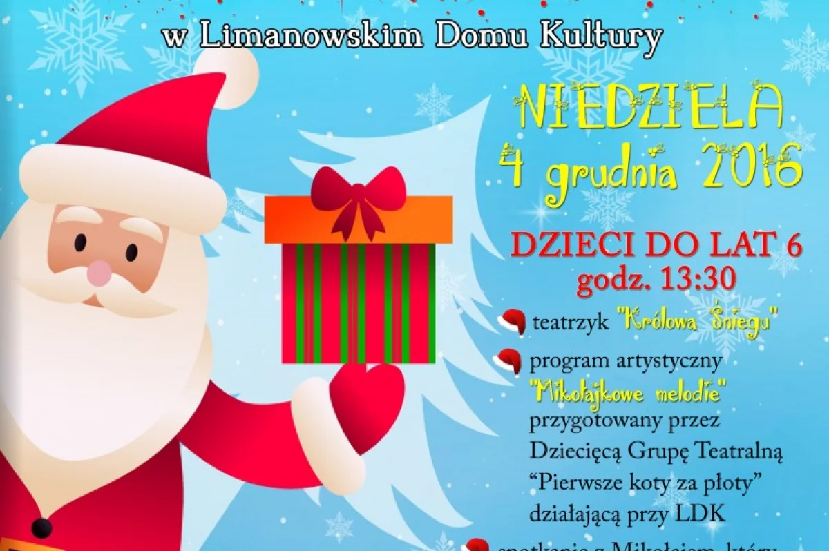 Spotkanie z Mikołajem w LDK - 4 grudnia o 13:30!