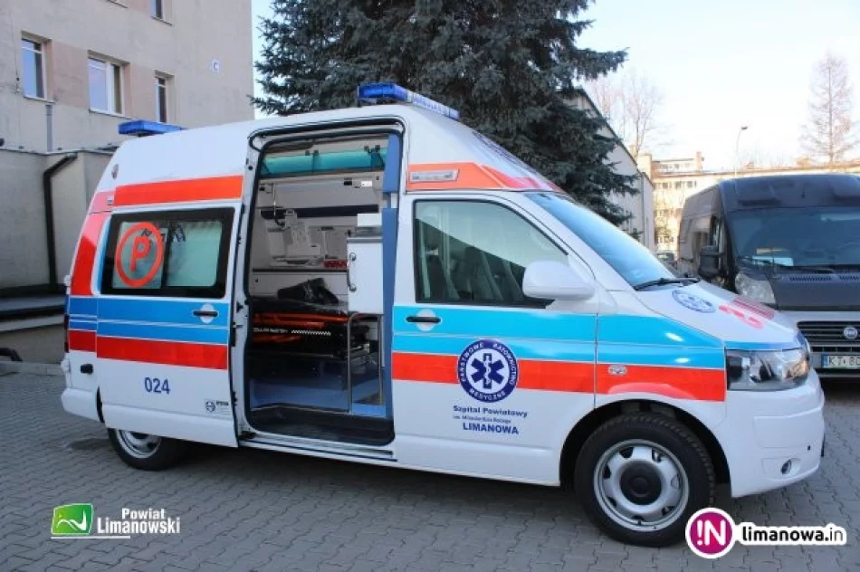 Nowa karetka dla limanowskiego szpitala. Głównym dotującym wojewoda - zdjęcie 2
