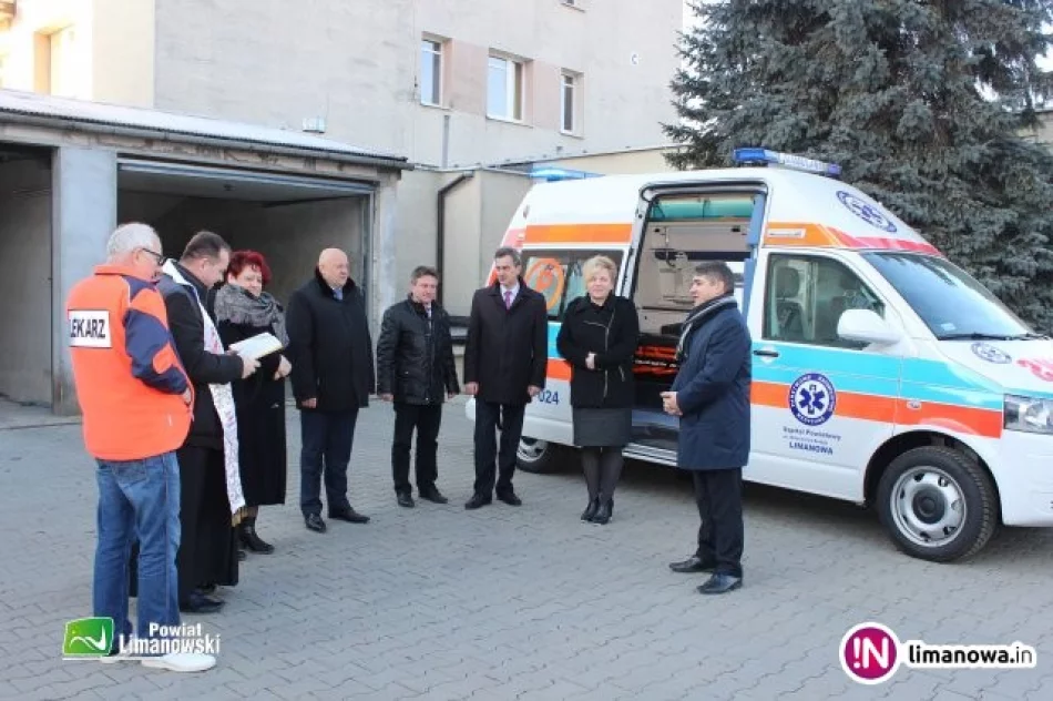 Nowa karetka dla limanowskiego szpitala. Głównym dotującym wojewoda - zdjęcie 3