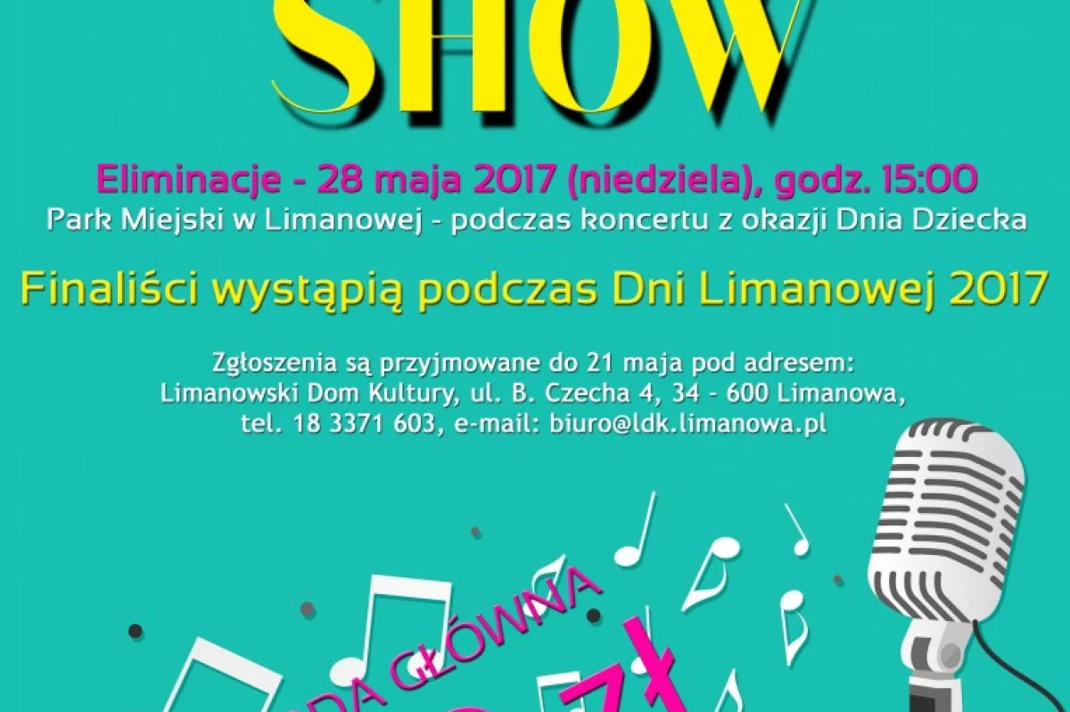 VIII Limanowski Talent Show - zgłoś się!