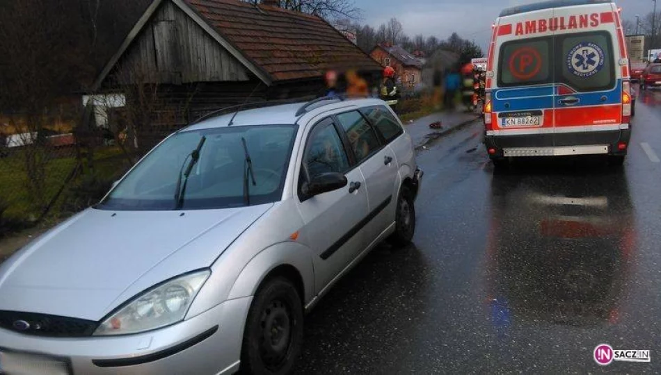 Na ulicy Węgierskiej w Nowym Sączu zderzyły się trzy samochody osobowe - zdjęcie 1