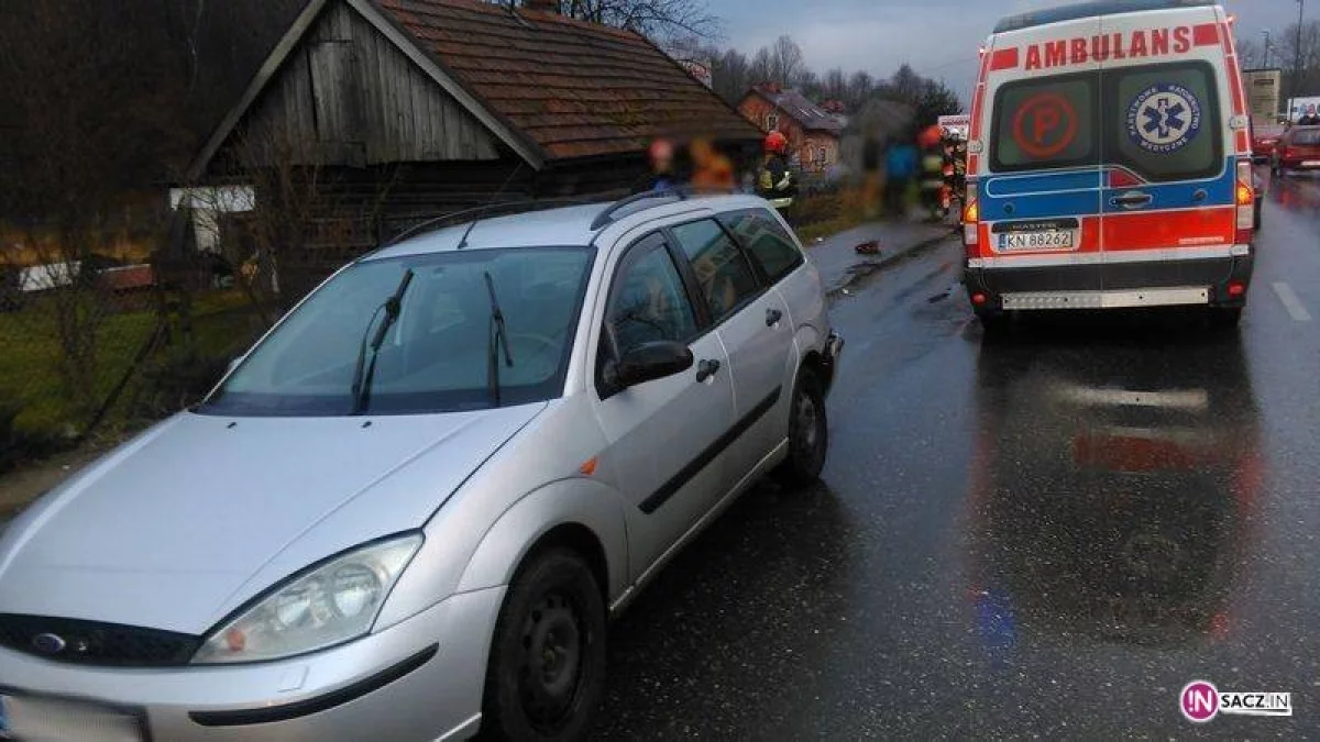 Na ulicy Węgierskiej w Nowym Sączu zderzyły się trzy samochody osobowe