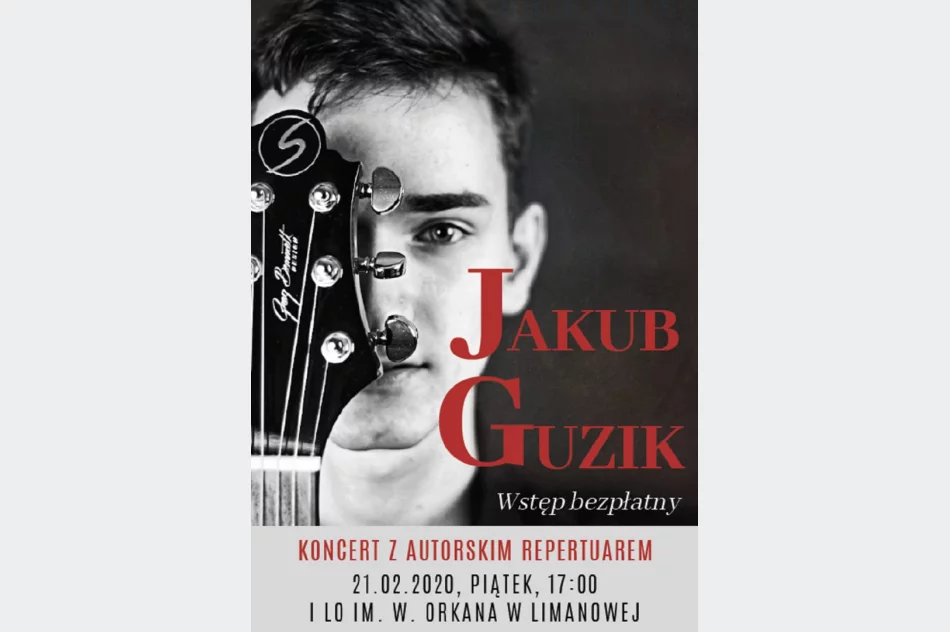 Dziś koncert Kuby Guzika - wstęp wolny - zdjęcie 2