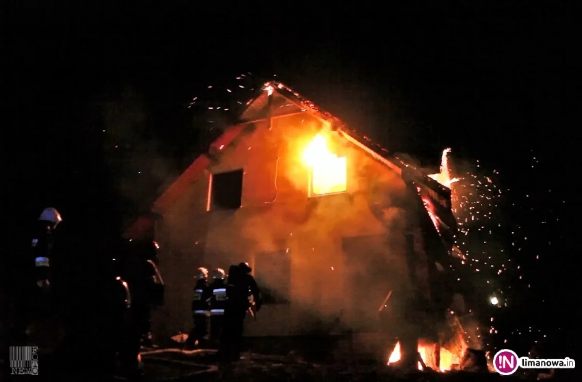 Spłonął dom letniskowy - 200 tys. zł strat (wideo)