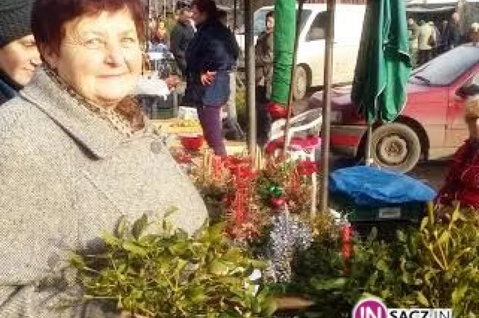 'Las' z jemioły na sądeckich targowiskach - zdjęcie 2