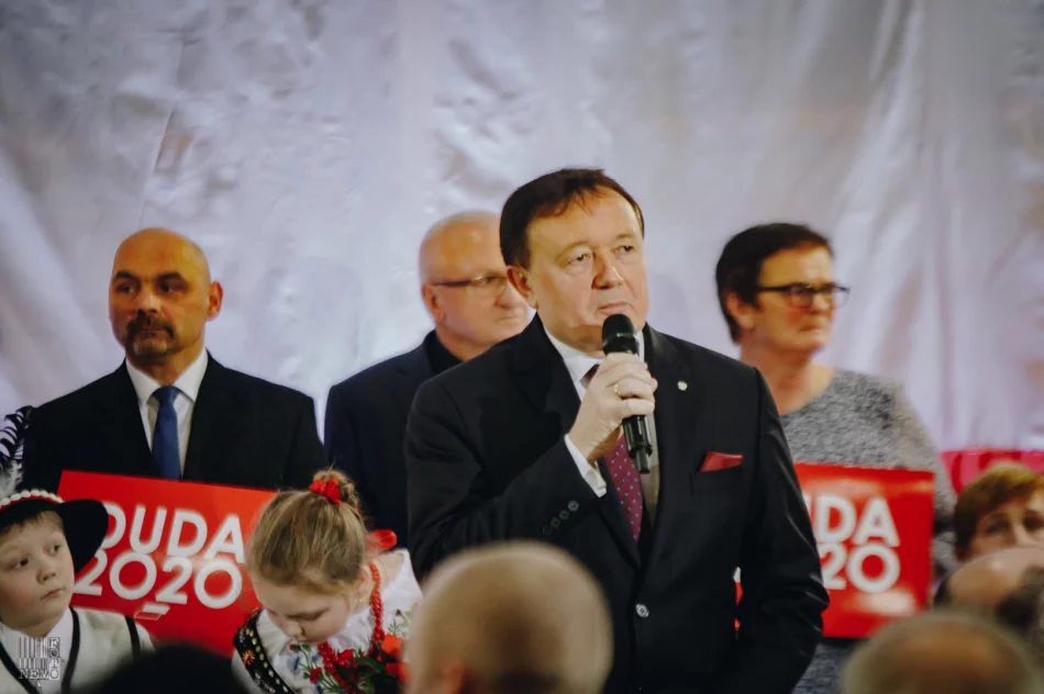 Prezydent Andrzej Duda w Limanowej (wybory 2020) - zdjęcie 8