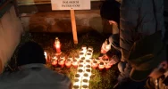 Spontanicznie uczcili pamięć obok dawnej katowni - zdjęcie 3