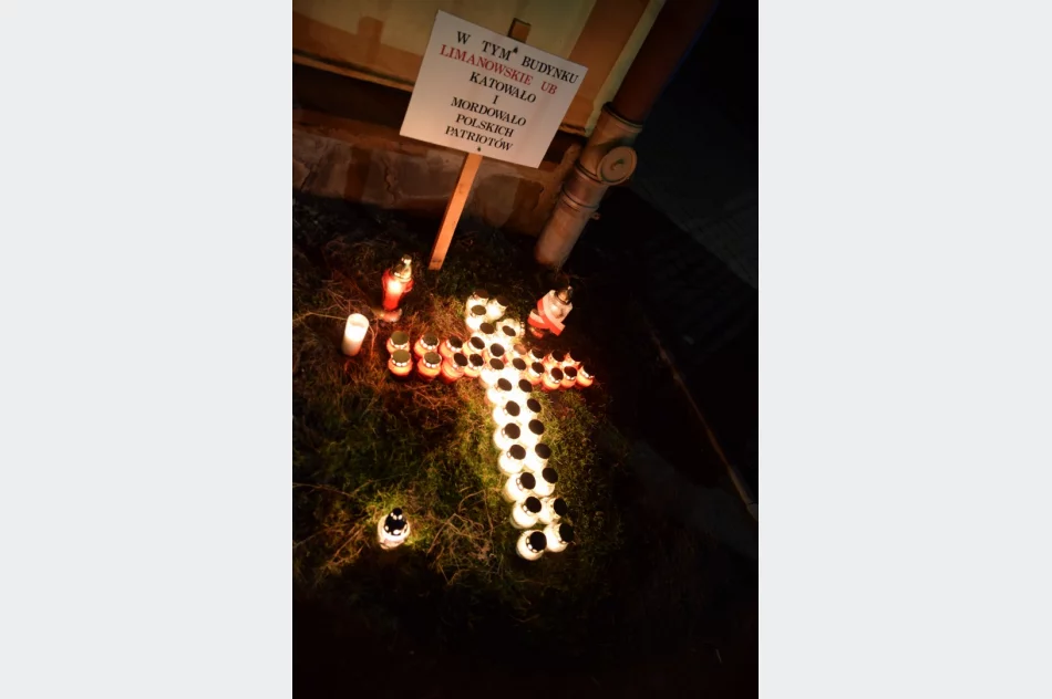Spontanicznie uczcili pamięć obok dawnej katowni - zdjęcie 4