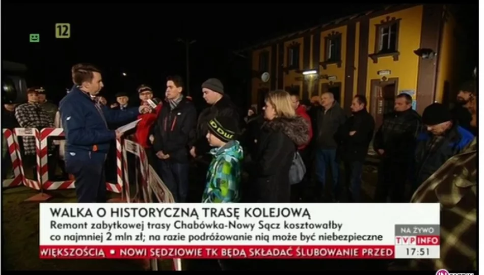 Nowy Sącz - Chabówka do zamknięcia? Walka o linię w TVP Info - zdjęcie 1