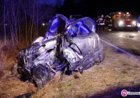 Nadmierna prędkość prawdopodobną przyczyną tragicznego wypadku - zdjęcie główne