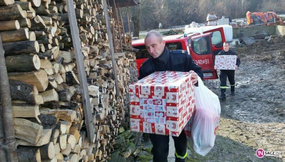 Sądeccy strażacy dla Szlachetnej Paczki - zdjęcie 1