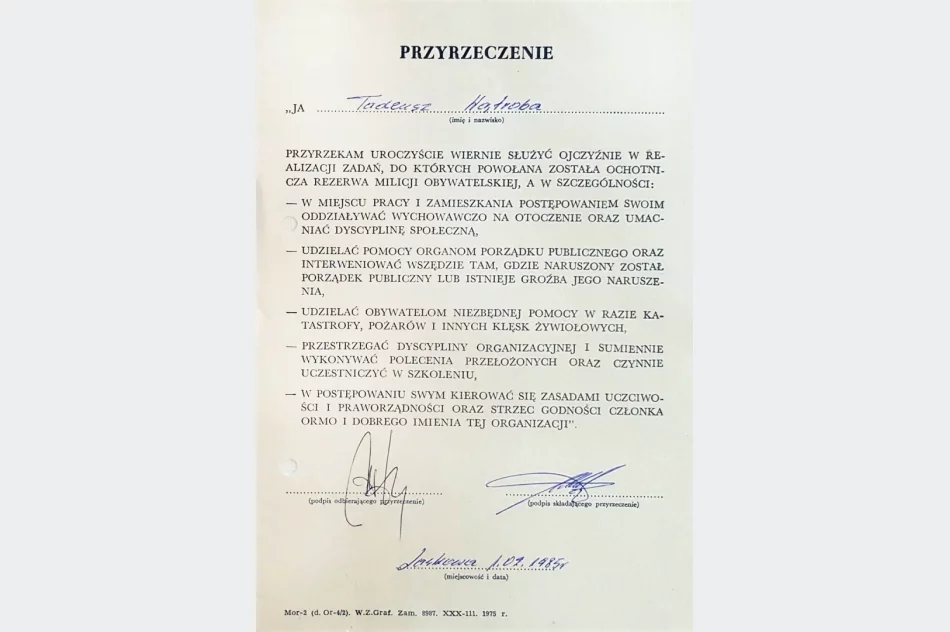 Filar spółdzielczości bankowej w Limanowej członkiem ZMS, PZPR, PRON i ORMO - zdjęcie 7