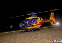 Potrącenie na drodze, na pomoc śmigłowiec. Ciężki stan 44-latka - zdjęcie główne