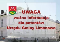 Informacja dla petentów Urzędu Gminy Limanowa - zdjęcie główne