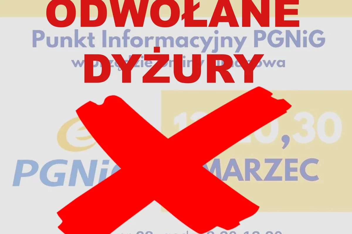 Najbliższe dyżury doradcy PGNiG w Urzędzie Gminy LImanowa - odwołane