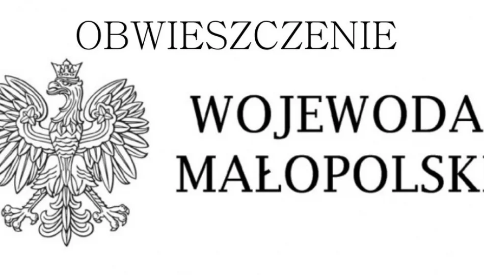 Komunikat Wojewody Małopolskiego w związku z rozprzestrzenianiem się koronawirusa - zdjęcie 1