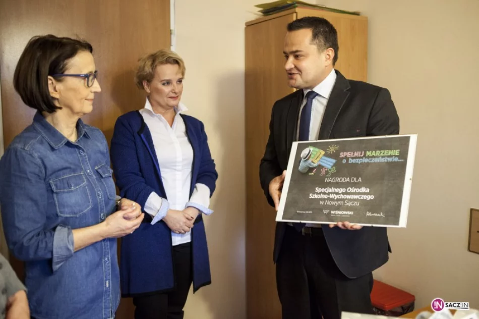 Specjalny Ośrodek Szkolno-Wychowawczy z Nowego Sącza nagrodzony w konkursie firmy WIŚNIOWSKI - zdjęcie 2