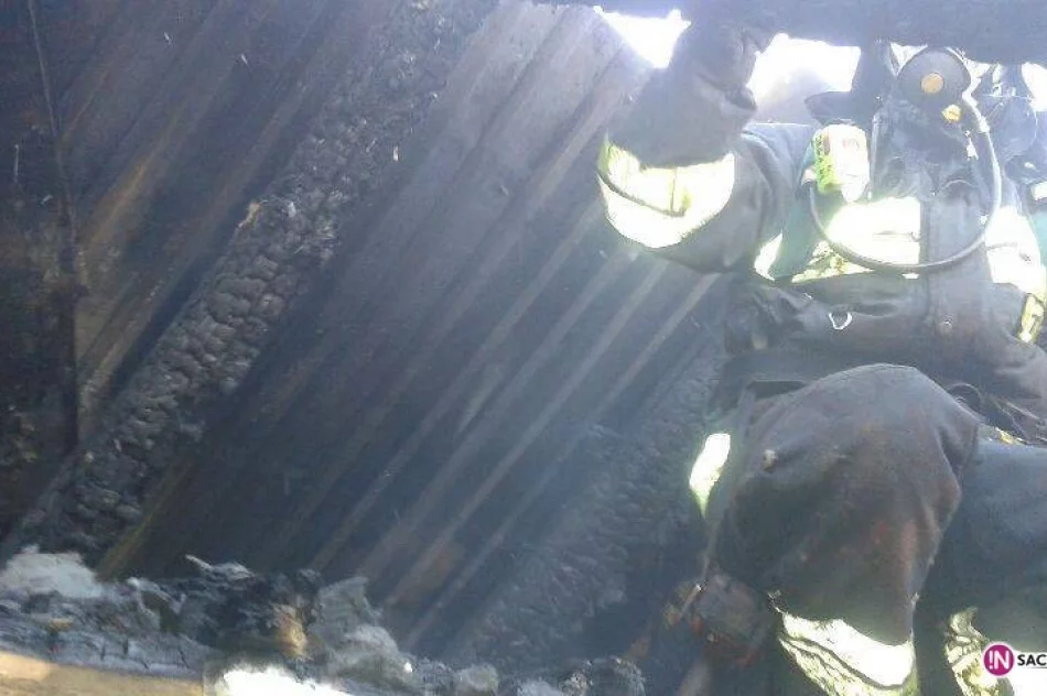 Pożar domu w Klęczanach - zdjęcie 2