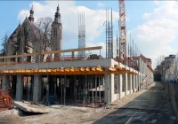 BUDOWA WIELOPOZIOMOWEGO PARKINGU - POSTĘP PRAC - zdjęcie główne