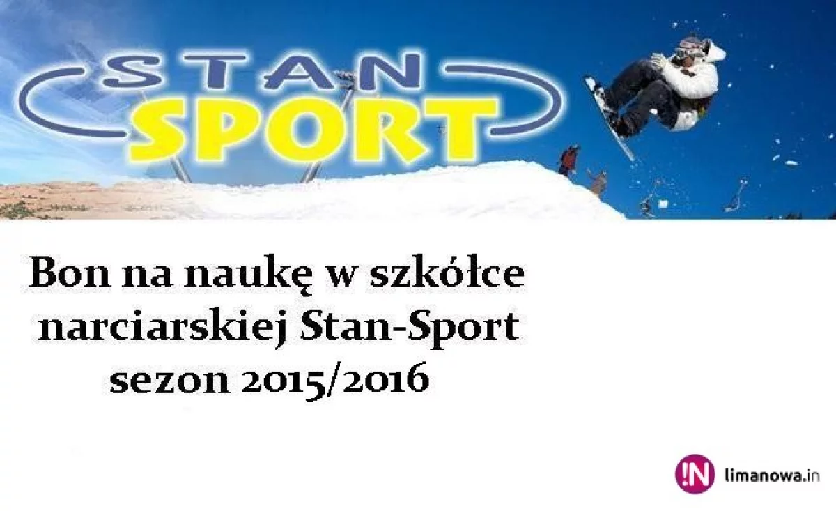 Promocyjna oferta przed sezonem narciarskim - przyjdź do Stan-Sport!