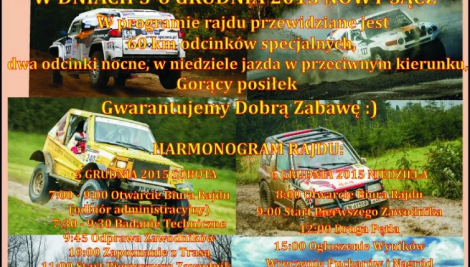 Mikołajkowego Rajdu Samochodów Terenowych w dniach 5-6.12.2015. - zdjęcie 1