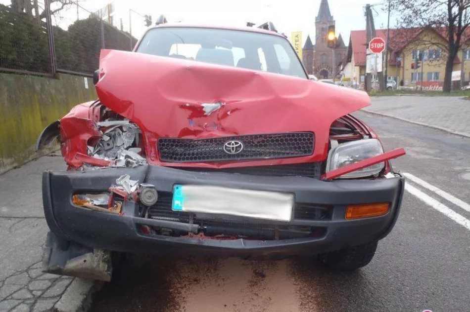 Kolizja na ul. Węgierskiej - zdjęcie 2