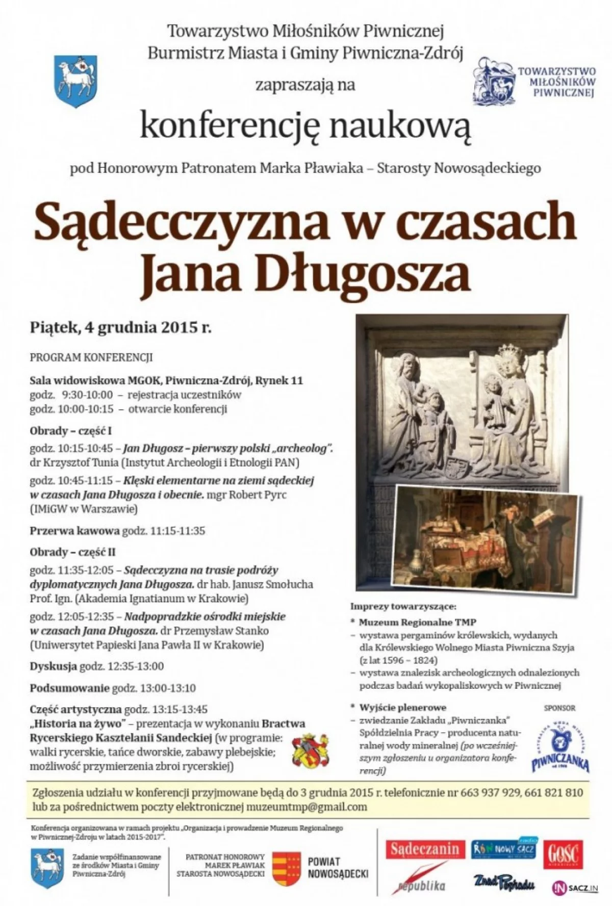 Konferencja ' Sądecczyzna w czasach Jana Długosza”