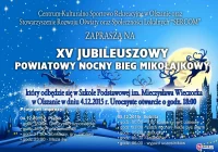 XV Jubileuszowy Powiatowy Nocny Bieg Mikołajkowy - zdjęcie główne