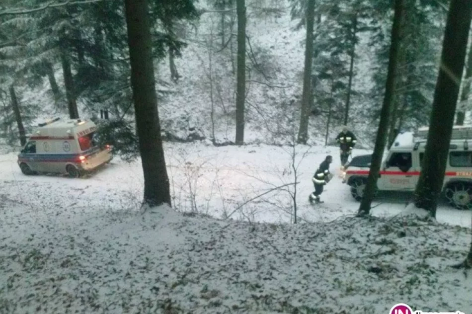 Podejrzenie podtrucia tlenkiem węgla. Trudna akcja ratowników i strażaków - zdjęcie 3
