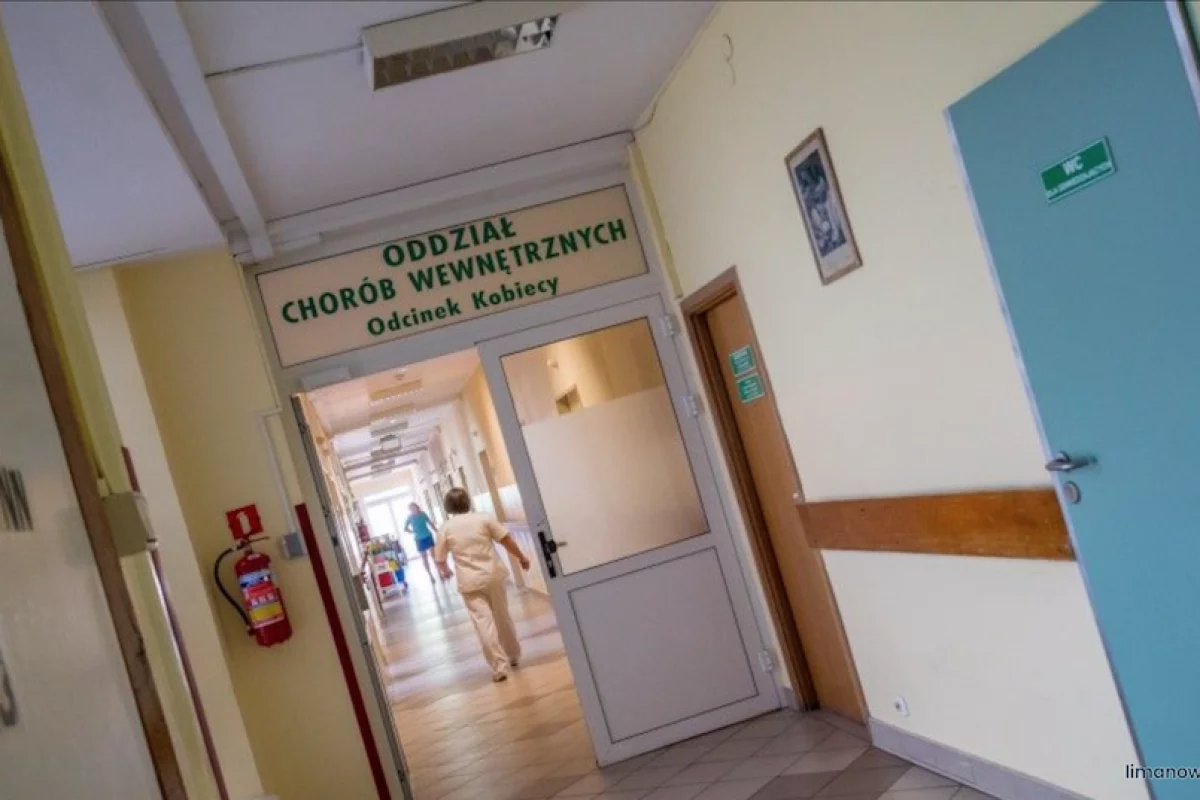 Pacjentka z koronawirusem zmarła na oddziale limanowskiego szpitala